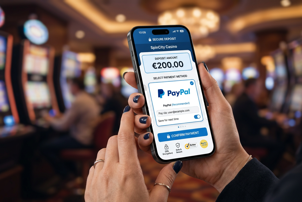 Interfejs płatności mobilnych PayPal w kasynie online